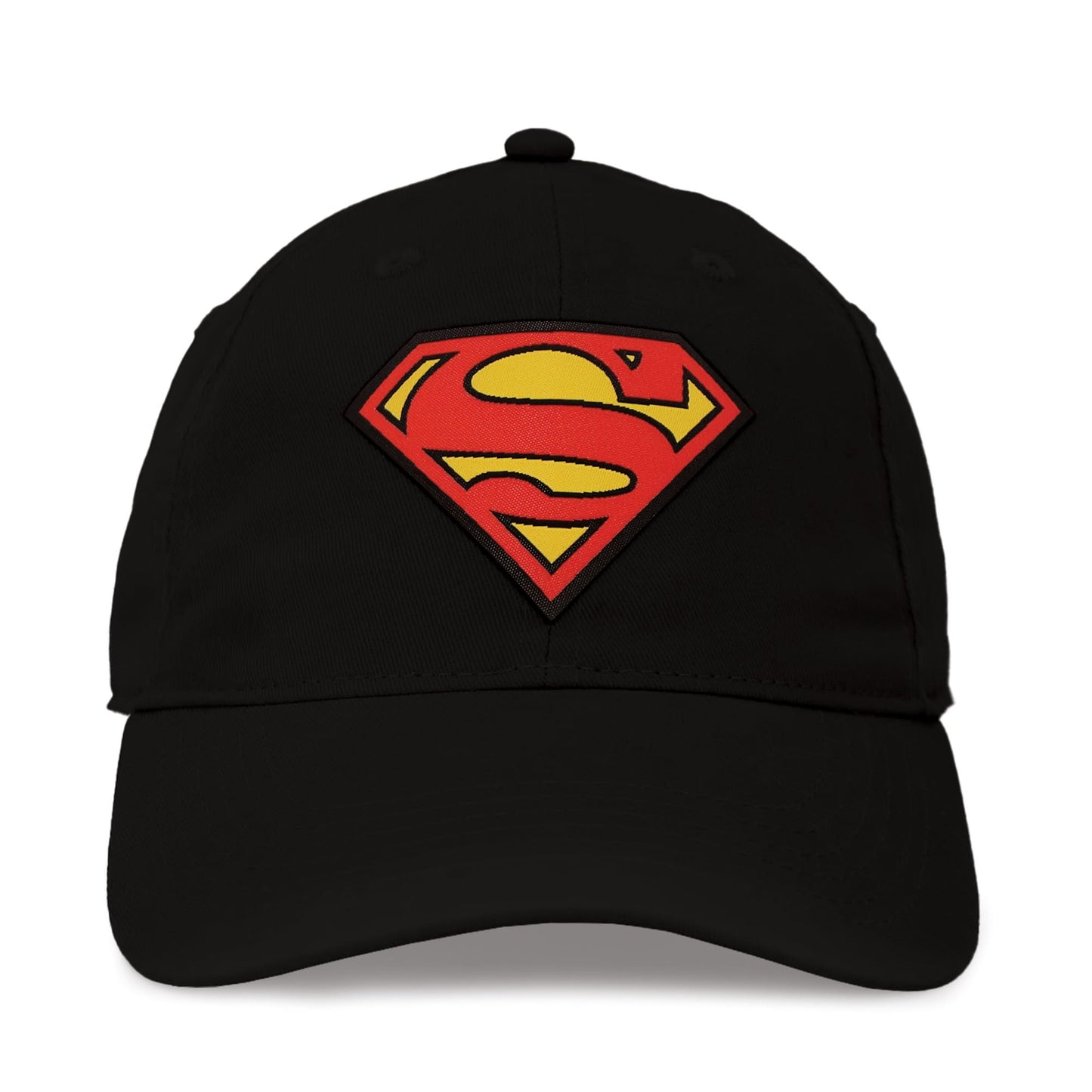 ABG Accessories Superman Hats for Men Baseball Cap, Cute Trendy Hat for Women Baseball Caps, Lightweight Adjustable Caps for Men, Women, Teens and Kids, Black
