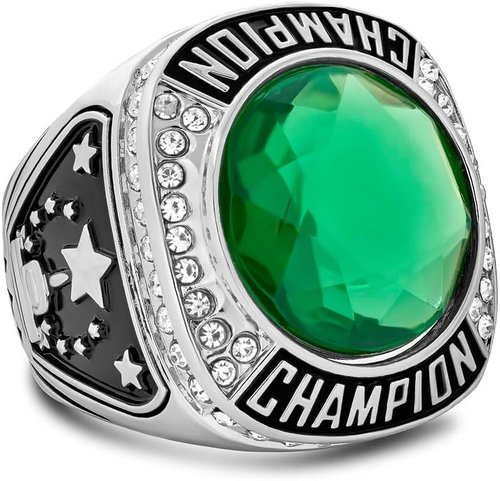Express Medals Champion Trophy Ring - Award for Tournament Winners | Premium Quality Design