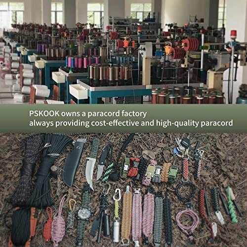 Survival Paracord Fire Cord - Black, 25 Feet Length