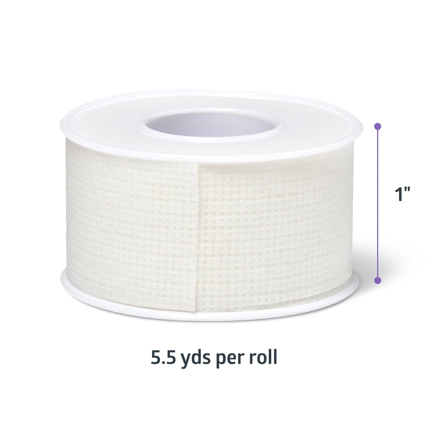 Medline Gentac EZ Silicone Tape - Easy Tear Medical Tape for Sensitive Skin | 1” x 5.5 Yards