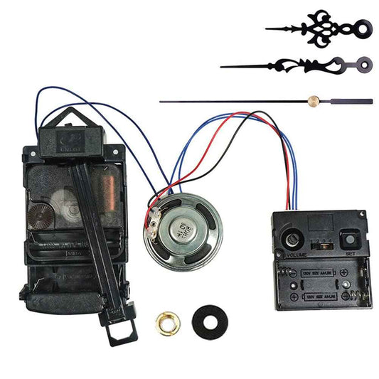 EUBUY Quartz Pendulum Clock Movement Mechanism Repair Parts Replacement Kit Battery Powered Chime Music Box Wall Clock Movement Pendulum Clock