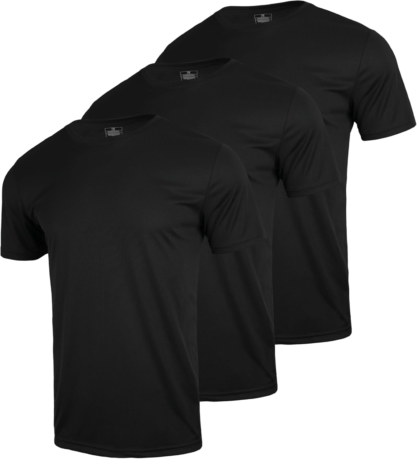 Skiennix Men's Moisture-Wicking Performance T-Shirts - 3 & 5 Pack Dry Fit Gym Tops