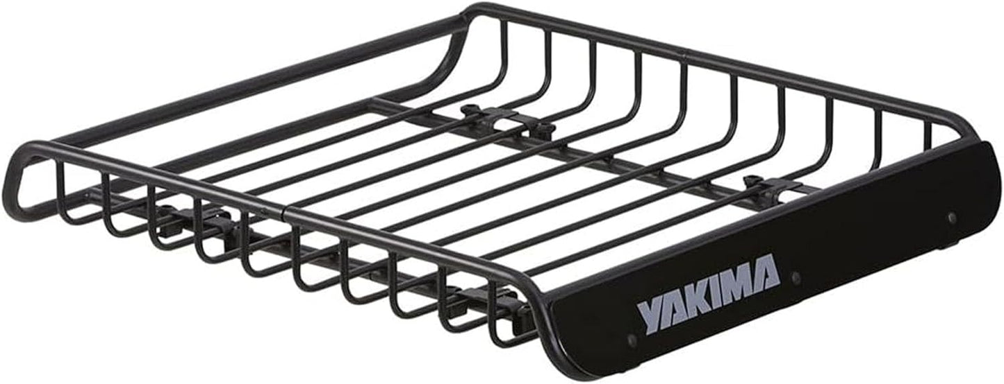 Yakima LoadWarrior Cargo Basket - Medium Heavy-Duty Steel Roof Rack with Universal Mounting Hardware - Black