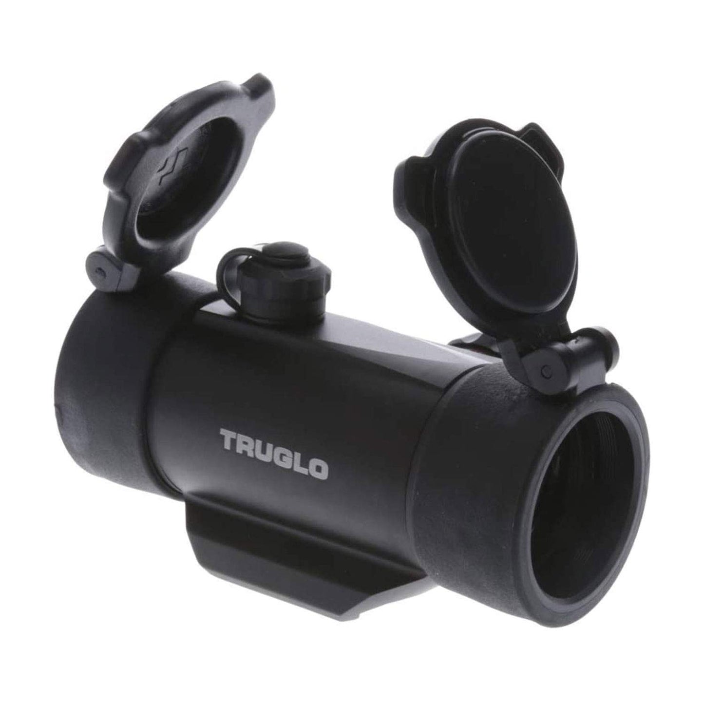 TRUGLO Dual-Color 1x30mm 5-MOA Hunting Durable Lightweight Waterproof Fogproof Shock Resistant Adjustable Aluminum Red / Green Dot Sight Flip-Up Lens Caps Included