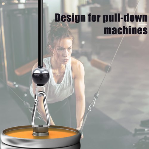 NQEUEPN 300cm Cable Polea Fitness, Cable de Gimnasio Cable de Polea Gym Resistente Cable de Fitness para Accesorios de Máquinas de Poleas Gimnasio en Casa (Estilo Fijo con Tornillo)