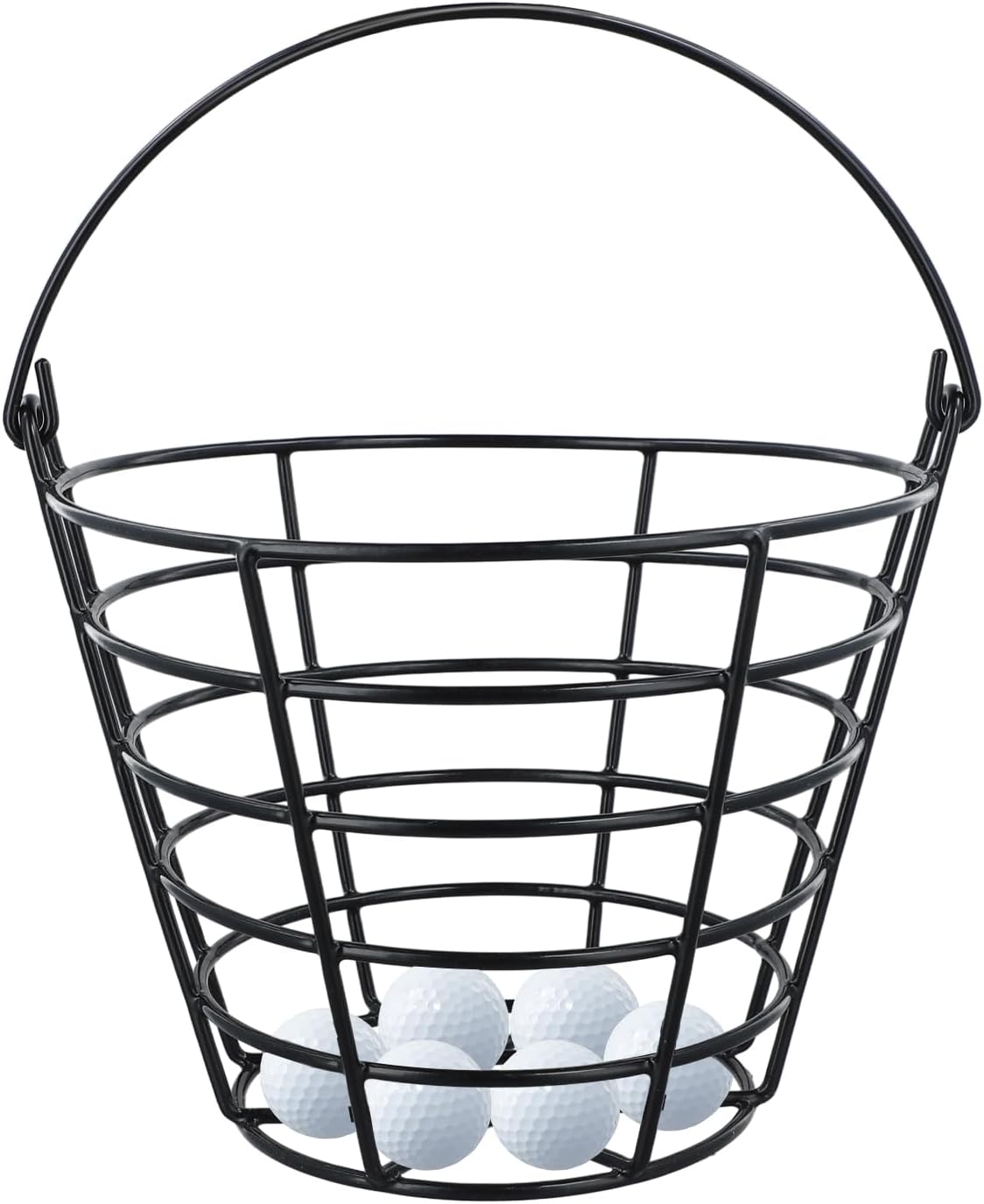 Roykaw Golf Ball Basket - Durable Container for 50 Balls | Easy to Organize with Handle