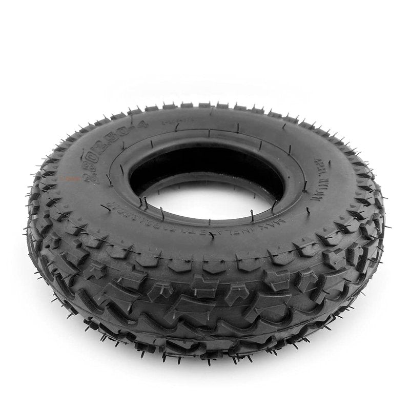 9 Inch Mountain Skateboard Wheel 226mm Scooter Off-Road Tyre With Inner Tube 2.80/2.50-4 Pneumatic AT Tire Alloy Hub (Offroad tire tube)