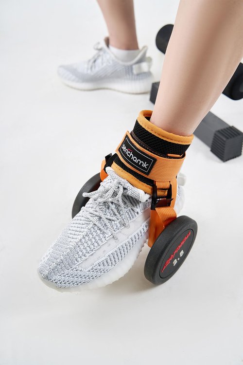 Dumbbell Foot Strap Tibialis Trainer Feet Dumbbell Attachment Orange 1pc