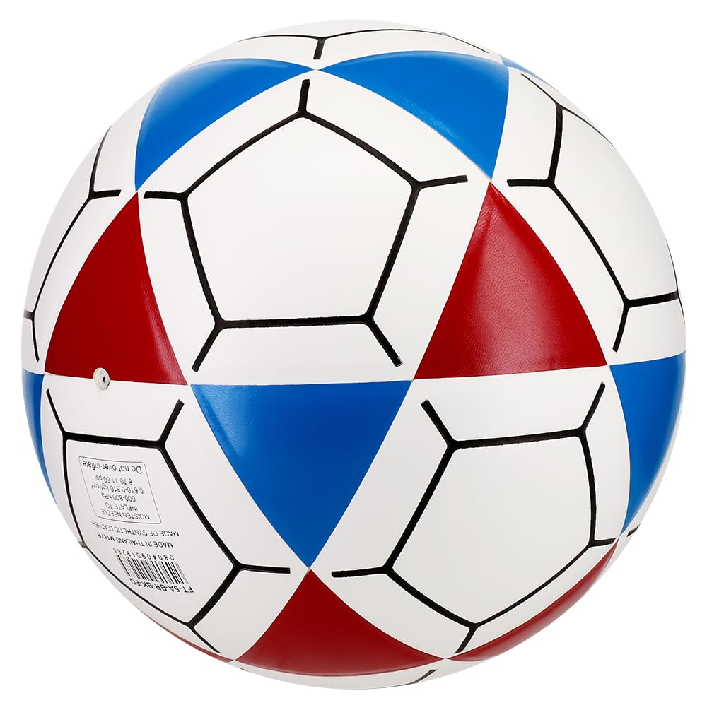 Mikasa FT5A-BR-BK-FQ Goal Master Soccer Ball, Blue/Red/White, Size 5(FIFA APPROVED) Soccer Ball / Footvolleyball