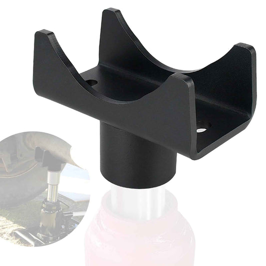 Bottle Jack Adapter, Axle Saddle for 2", 3", 4" Round & 2" Square Tube, Bottle Jack Extension for RV Trailer, Within 1.5" Lifting Platform, Garage, Farm & Ranch