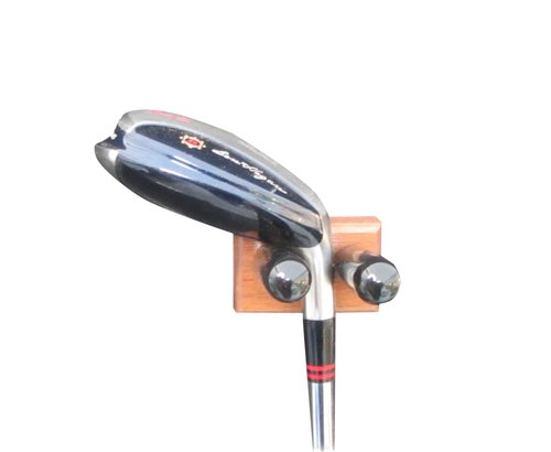KR Ideas Vertical Golf Club Wall Mount (Made in the USA) (Walnut)