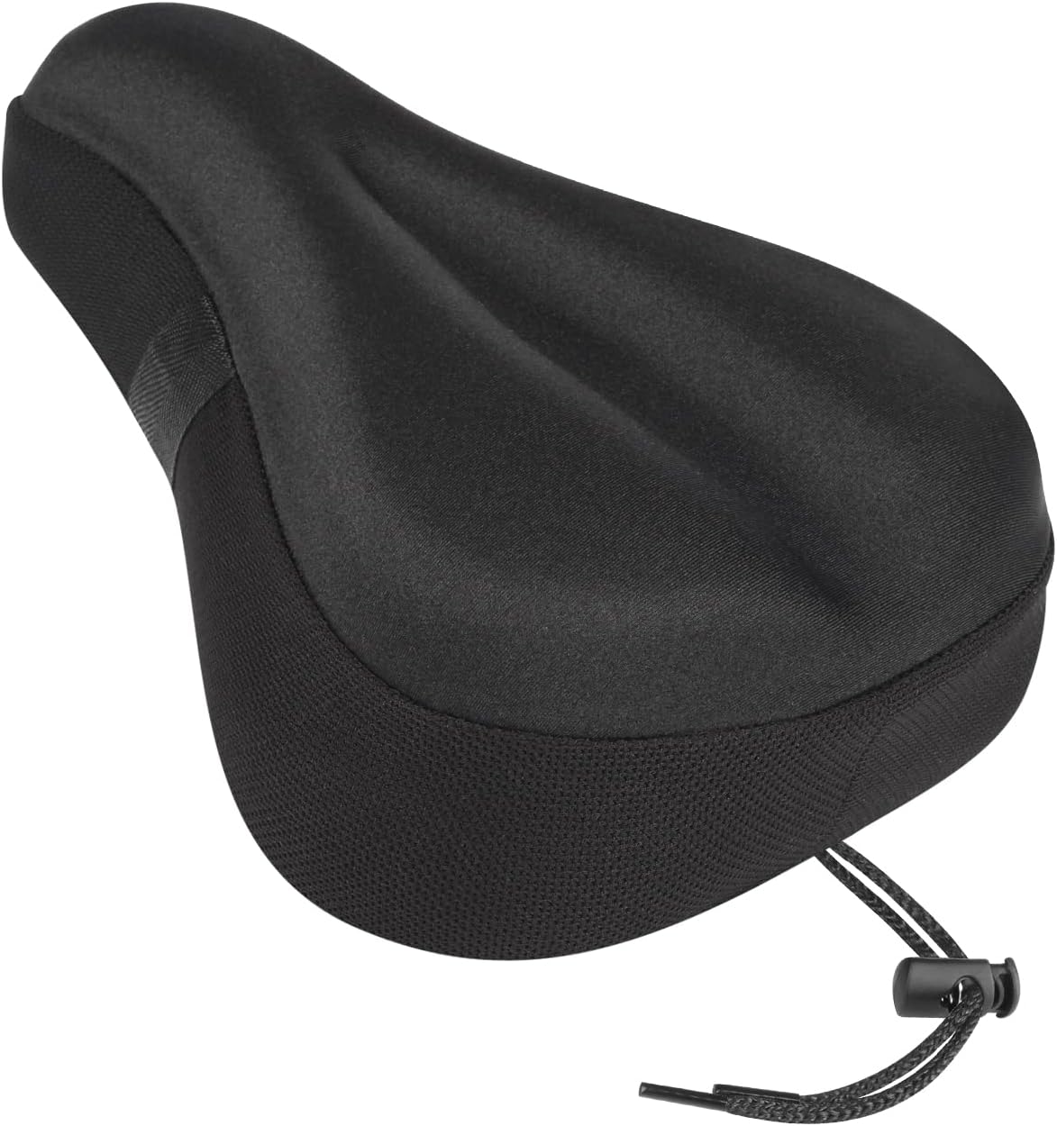 Skiennix Bike Seat Cushion - Comfortable Gel Saddle Cover for Indoor & Outdoor Cycling | Universal Fit for Peloton & Road Bikes