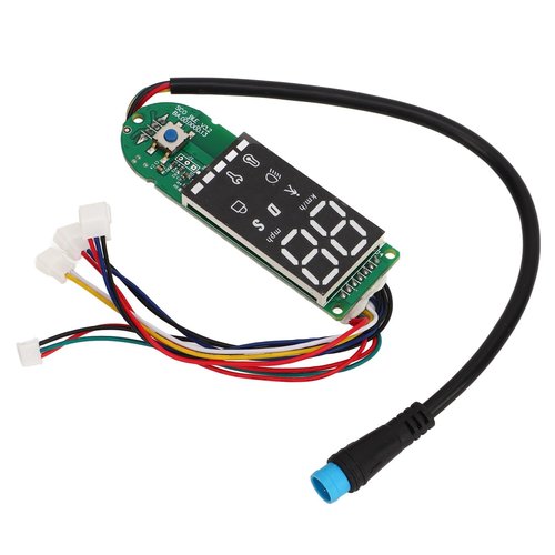 Alomejor Electric Scooter Circuit Board, Data Display and Dual Brake Replacement PCB for Daily Commute Urban Travel commuters