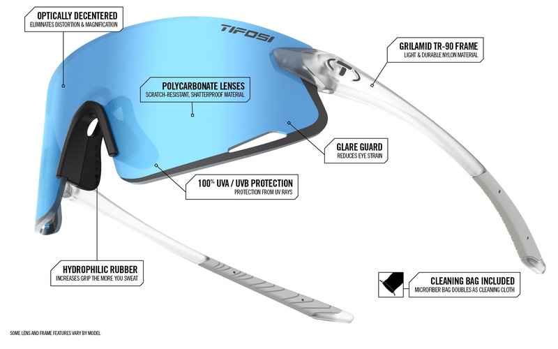 Tifosi Optics Vogel XC Sunglasses (Crystal Pink, Pink Mirror)
