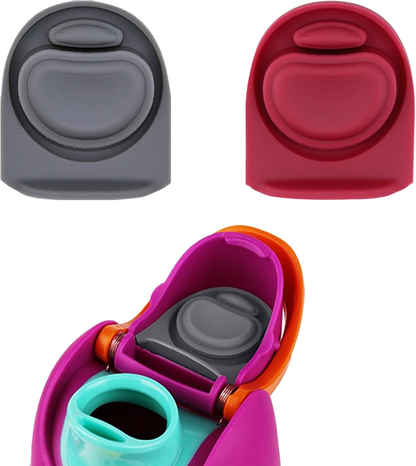 Owala | 2-Pack Replacement Silicone Stopper Seals - Durable Water Bottle Lid Caps for 16/19/24/32/40oz