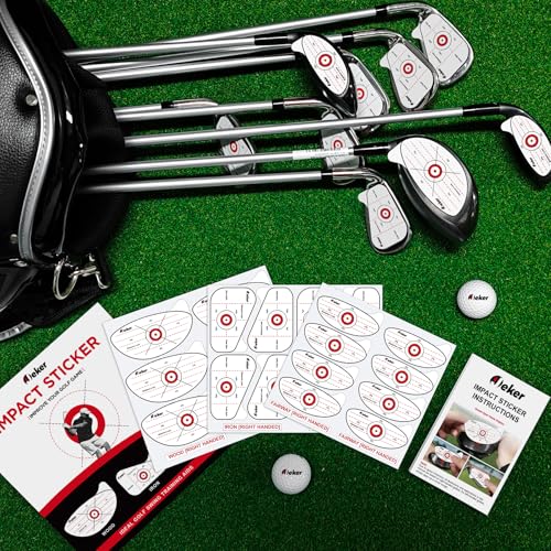 Golf Impact Tape - 156pcs Right-Handed for Iron, Wood & Fairway Clubs