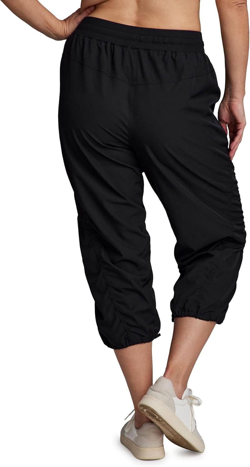 RBX Active Plus Size Capri Pants - Lightweight Woven Design for Comfortable Fit | Stylish Body Skimming