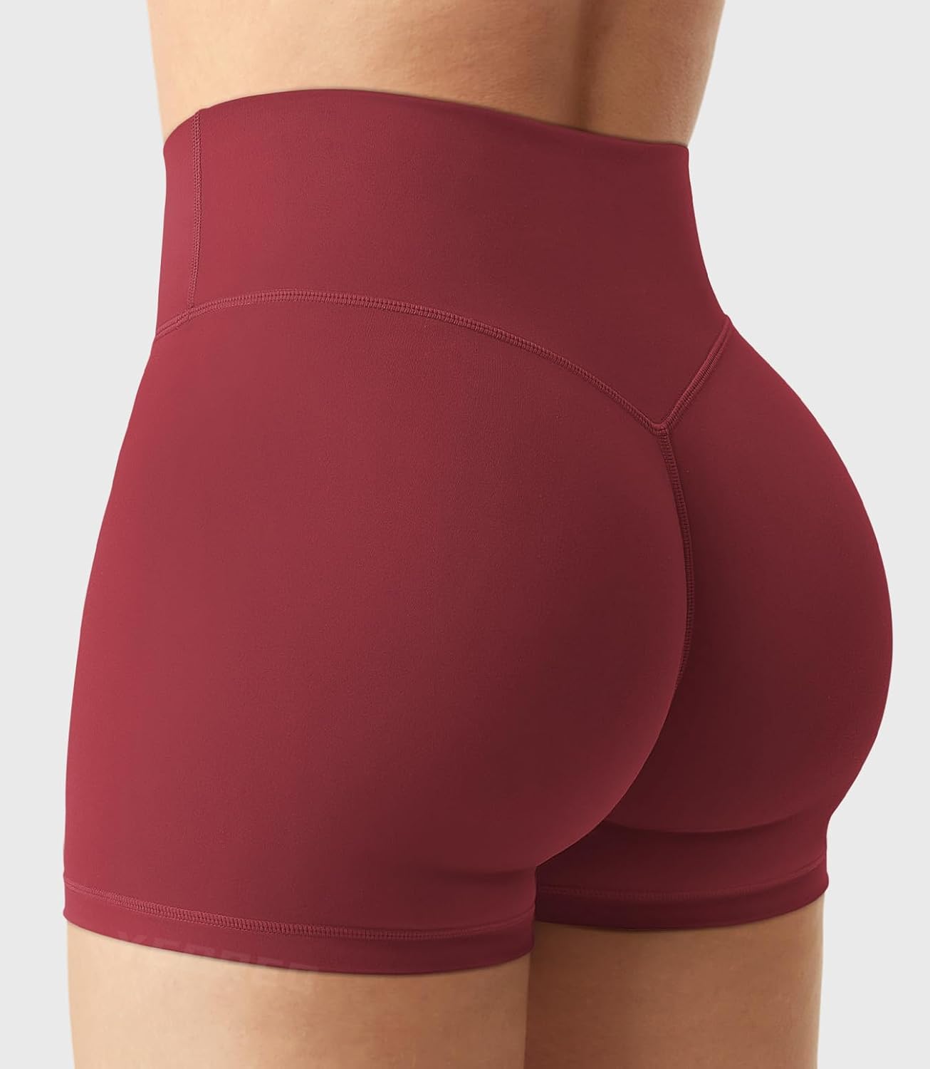 YEOREO Women's Biker Shorts - High Waist No Front Seam | Elysina Style for Gym & Yoga, 2.5" Length