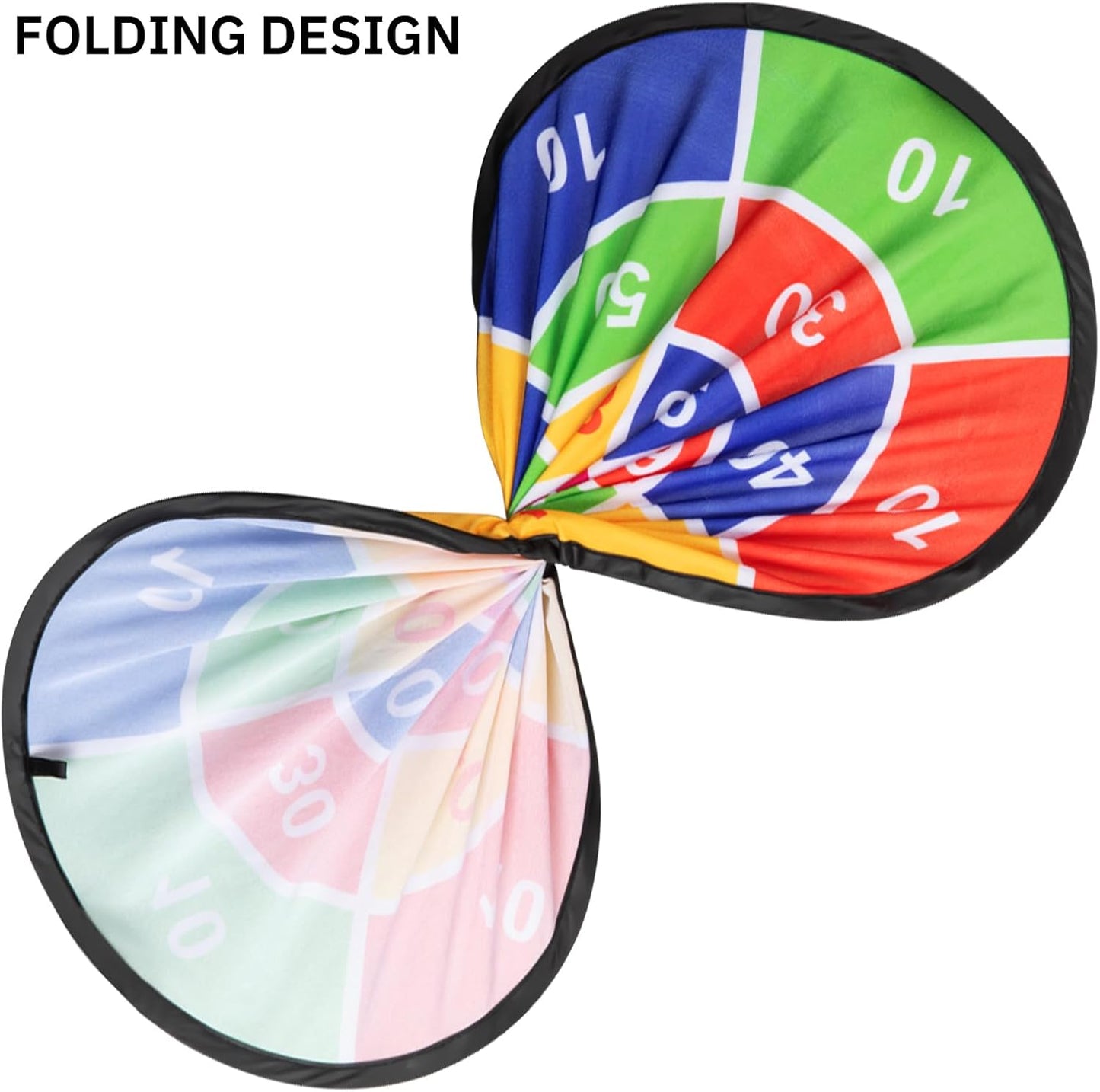 TEMI 29" Large Dart Board - Fun Indoor & Outdoor Game for Kids | Includes 20 Balls, Perfect Birthday Gift for Ages 3-12