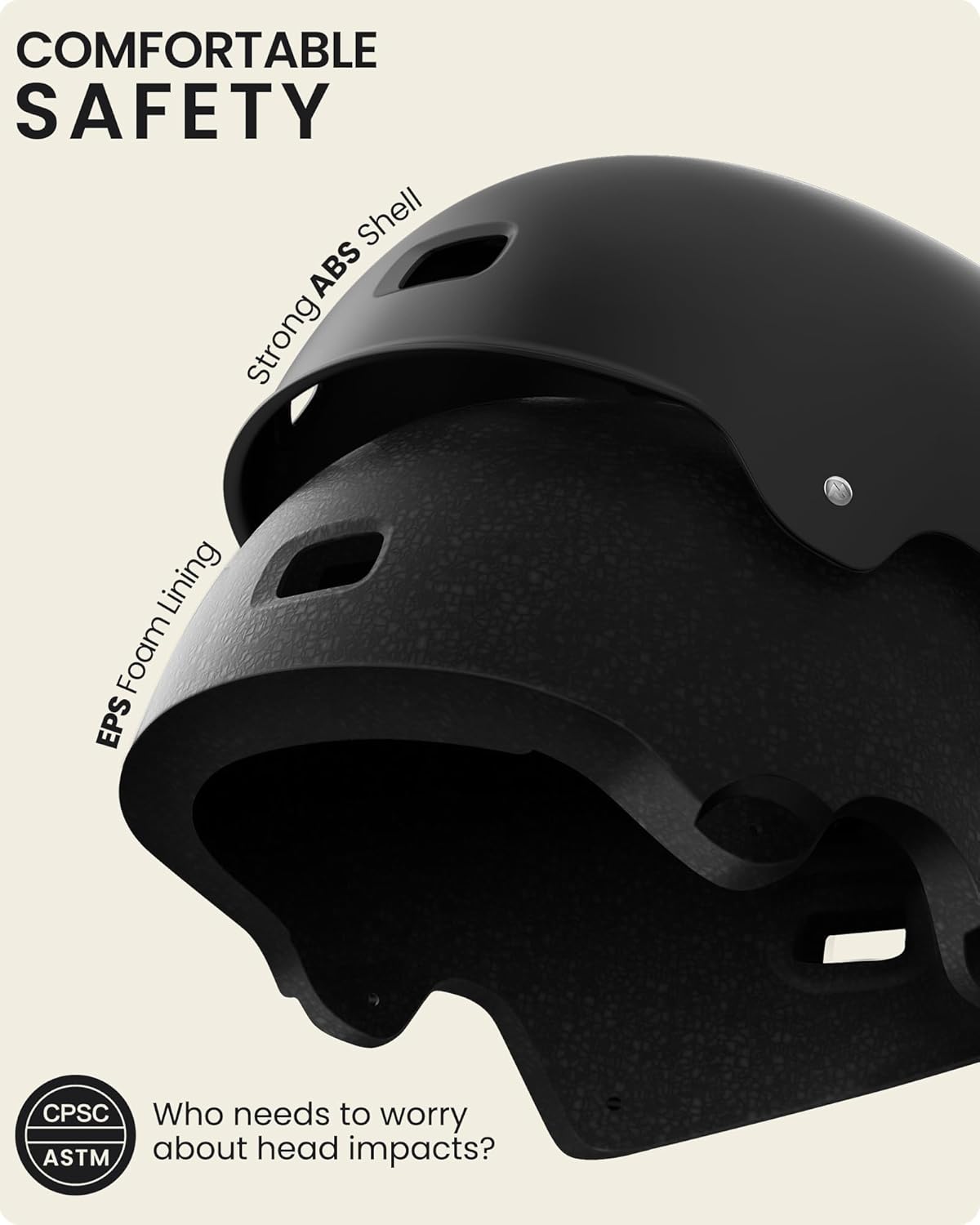 OutdoorMaster Skateboard Cycling Helmet - Multi-Sport Ventilation with Removable Liners for All Ages