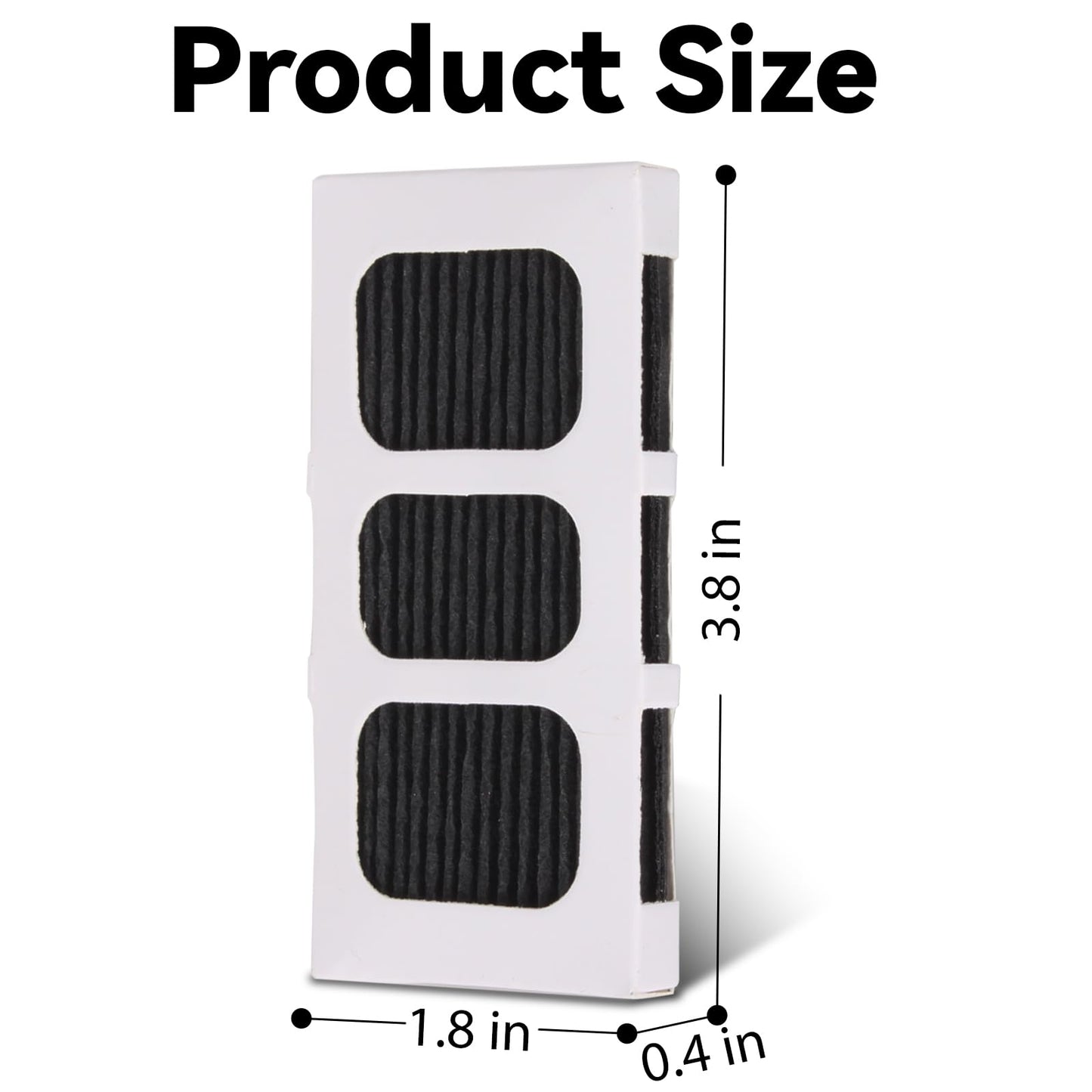 Guarm 2 Pack Paultra2 Refrigerator Air Filter Replacement, Strong Adsorption Air Filter Compatible with Frigidaire PureAir Ultra 2, Pure Air Ultra II and Electrolux - Part 242047805, 5303918847