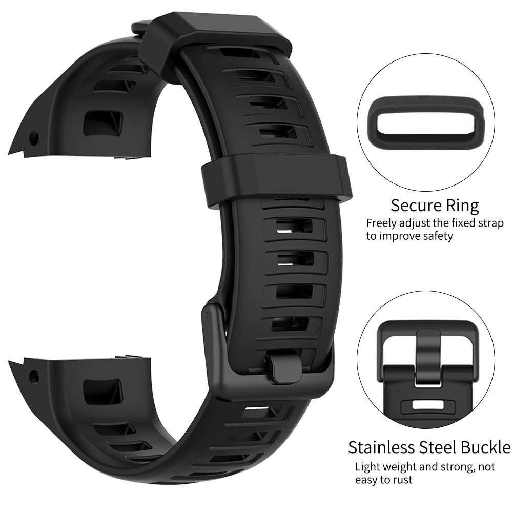 Watbro Bands Compatible with Garmin Instinct Sports GPS, Soft Silicone Adjustable Replacement Wristbands for Garmin Instinct/Tide/Tactical