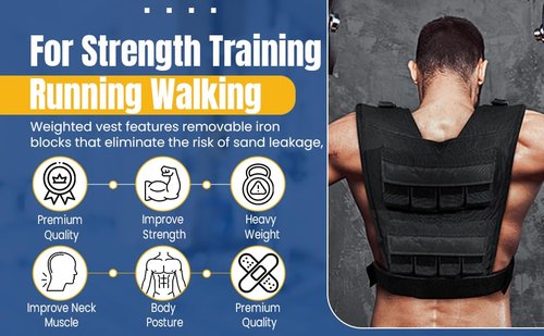 Gymenist Adjustable Weight Vest (13.5 - Pounds)