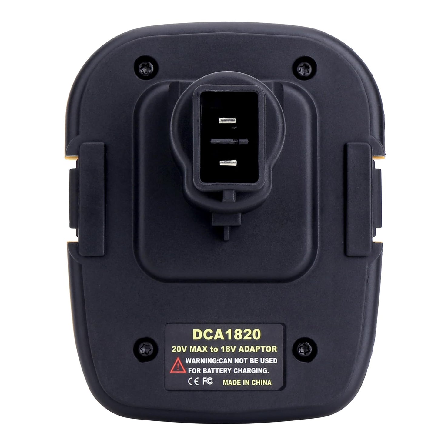 2-Pack DCA1820 Adapter Compatible with Dewalt 18V to 20V Adapter, Compatible with Dewalt 18V Cordless Drills, Circular Saw and Sanders, Fits New 20V Max Lithium Batteries DCB201 DCB203 DCB204 DCB206