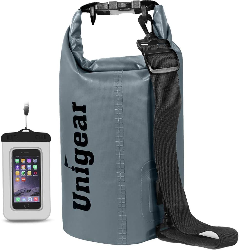 Unigear Waterproof Dry Bag - Lightweight Floating Design for Kayaking, Boating, Fishing | 2L/5L/10L/20L/30L/40L