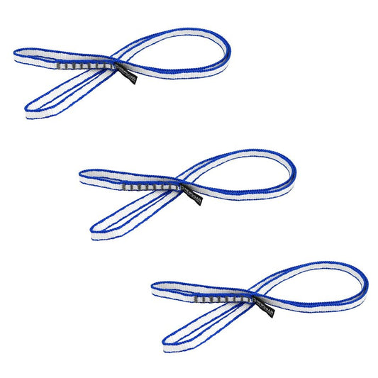 NewDoar Climbing Sling 10mm Dyneema Sling Runners 22KN 4840LB Climbing Utility Cord Rock Climbing,Creating Anchors System,Rappelling Gear,Perfect for Tree Work-Blue/12''(30cm) 3pcs