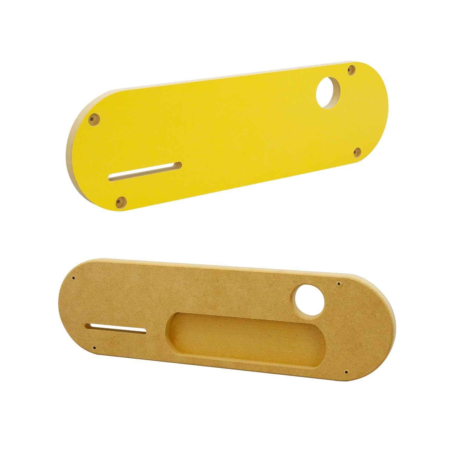 Powswopx 3 Pack Zero Clearance Inserts Laminated Fit for DeWalt DWE7485 DCS7485B, DCS7485T1 with riving Knife Slot (13 x 3.75)