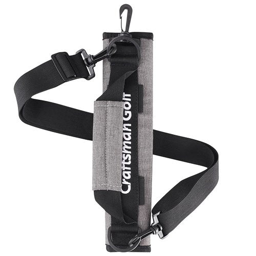 Craftsman Golf Portable Mini Carry Bag Shoulder Sleeve Bag Ideal for Golf Course (Gray (Update))