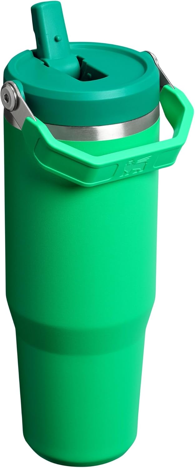 STANLEY IceFlow 2.0 Tumbler - 30 oz Insulated Stainless Steel Water Bottle | Flip Straw & Handle | BPA-Free | Meadow