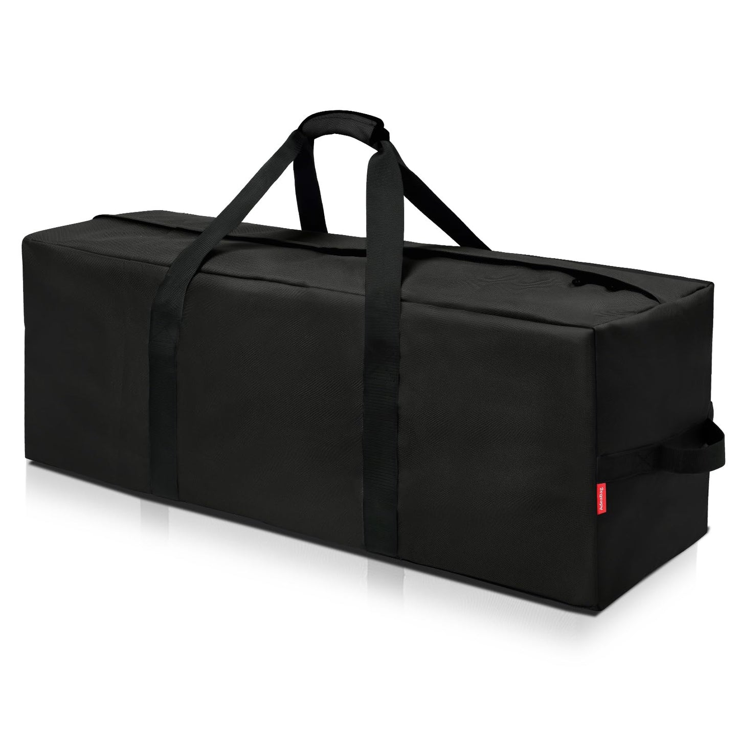 AdeaBag 36'' Sports Duffle Bag - Extra Large Travel Duffel Tote Bag Gym Overnight Weekender Shopping Christmas Tree Bag with 2-Way Durable Zippers Water Resistant, Black, 1 Pack