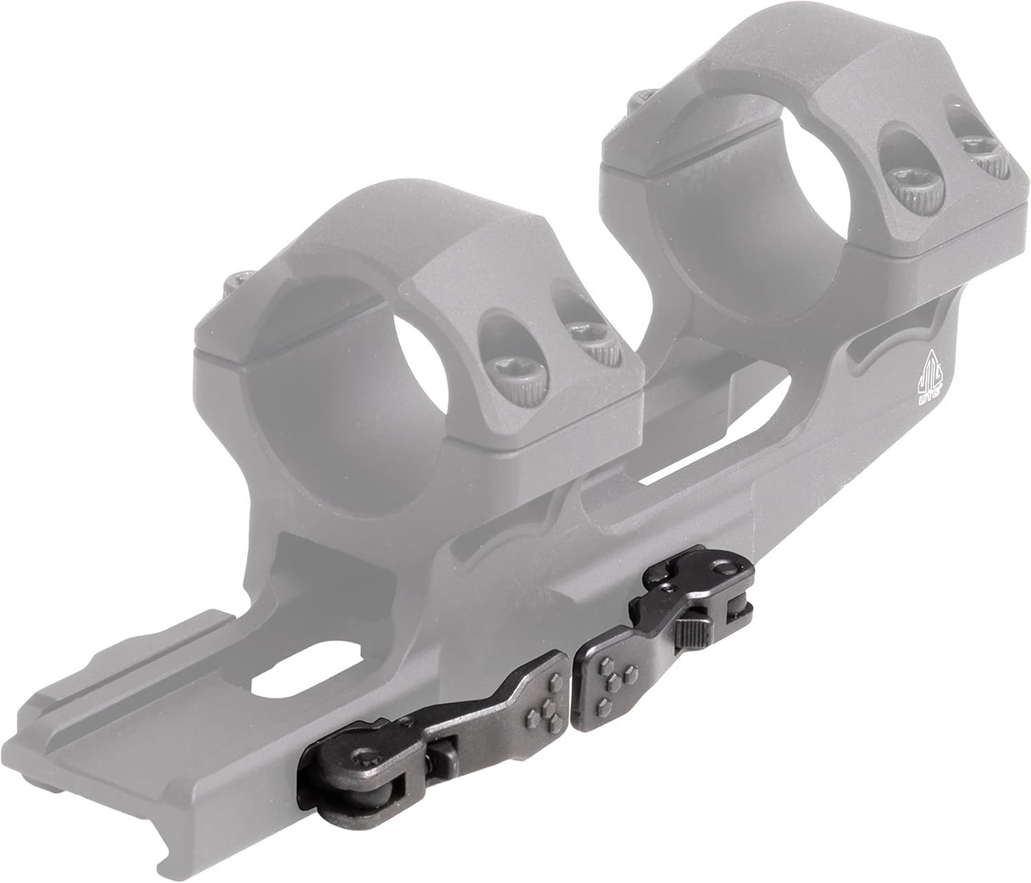 UTG ACCU-SYNC QR 1" Medium Pro Scope Mount - 34mm Offset, Sleek Black Design
