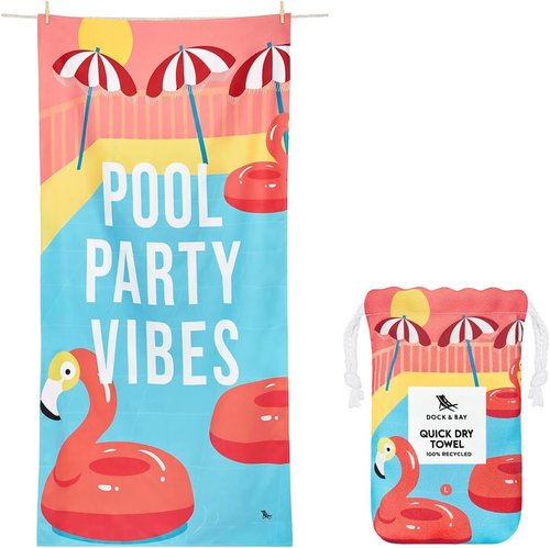 Dock & Bay Beach Towel - Quick Dry & Sand Free - Compact & Lightweight - Large (160x90cm)