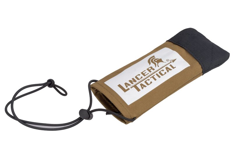 Lancer Tactical Airsoft Tactical Airsoft Barrel Cover w/Bungee Cord for Airsoft Guns and Paintball Markers-3 Pack (Tan)