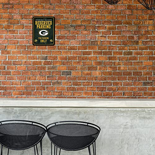 Green Bay Packers Metal Parking Sign - 8.5" x 11" Home Décor