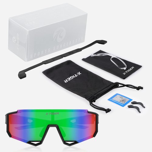 X-TIGER Polarized Sports Sunglasses for Men Women Baseball Fishing Cycling Running Glasses UV400