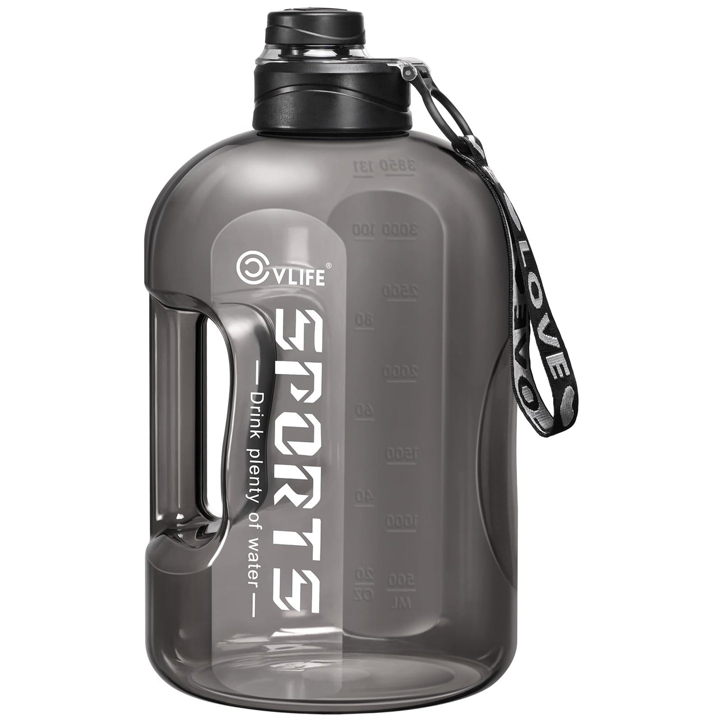 CVLIFE 1 Gallon Water Bottle With Marker, Large Water Jug For Gym Sports