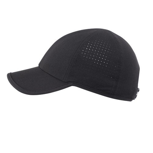 Home Prefer UPF50+ Water Repellent Quick Dry Sun Hat for Men Women Outdoor Sports Running Golf Reflective Adjustable Baseball Cap Black Large