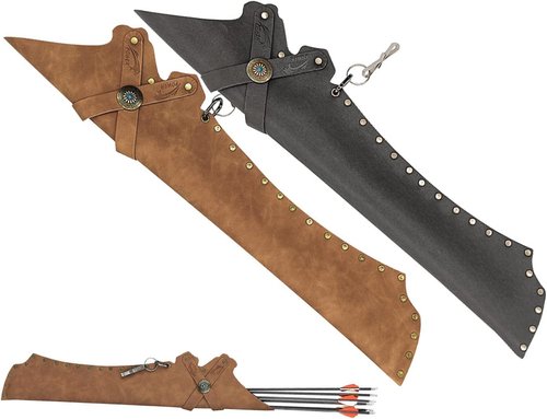 Arrow Quiver - Adjustable PU Leather Hip Arrow Holder for Easy Access | Perfect for Archery Enthusiasts