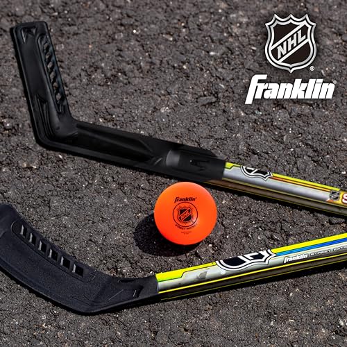 NHL Kids Hockey Goal Set with 2 Sticks & Practice Ball