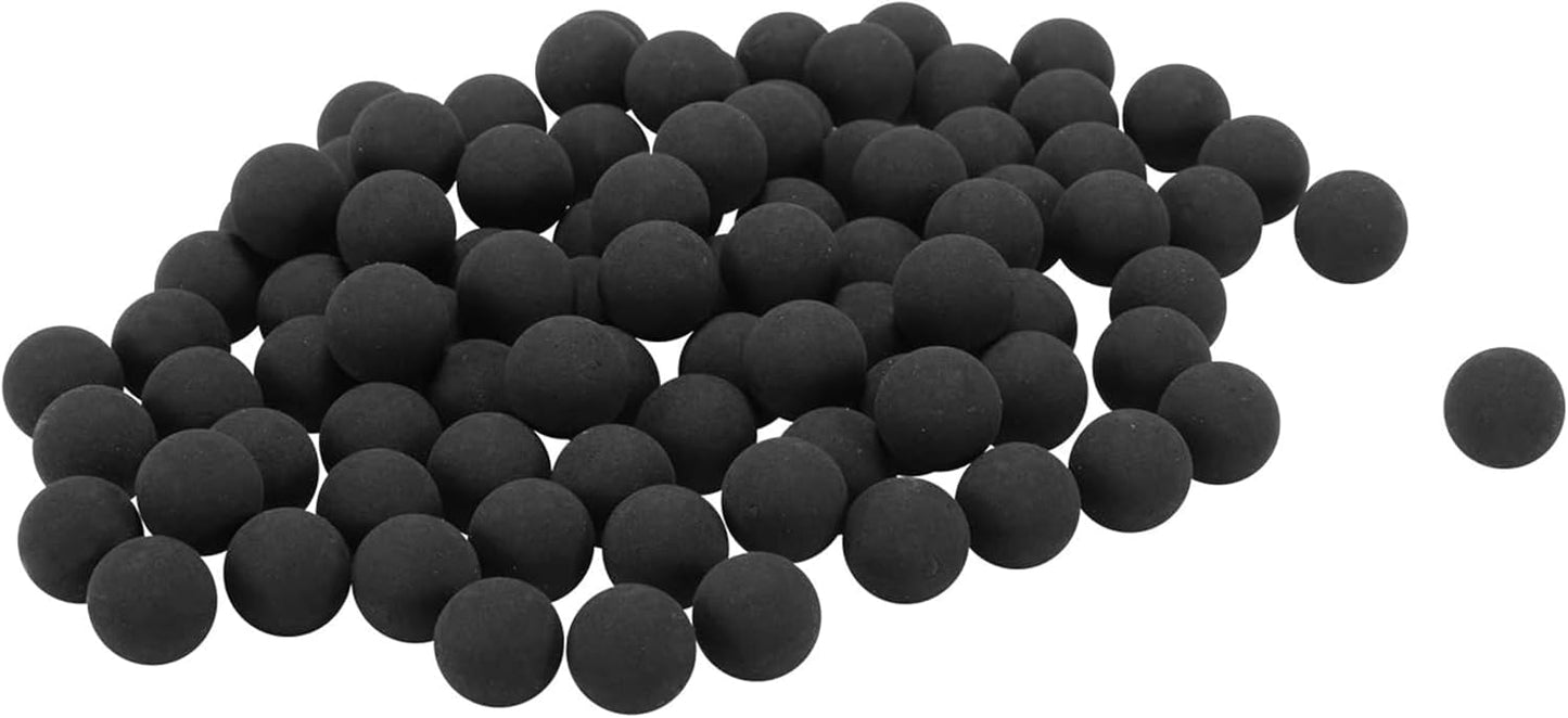 T4E Premium Rubber Ball Ammo - .50 Caliber Paintball Gun Rounds | 250 Count, Black