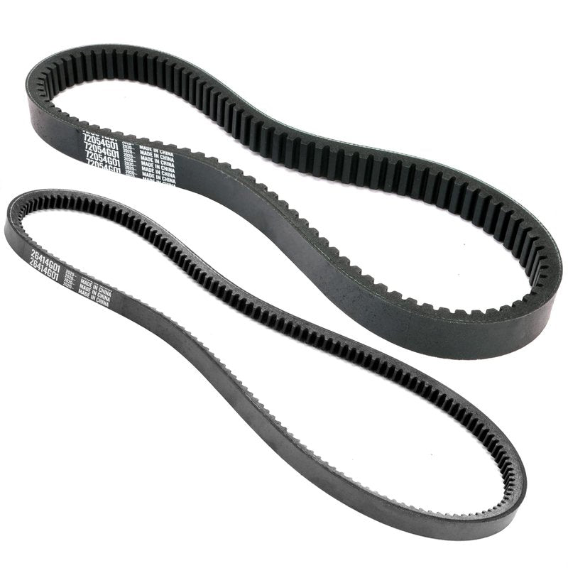 Roykaw Golf Cart Clutch Drive Belt & Starter Generator Belt Kits Compatible with EZGO TXT/Medalist 4 Cycle Gas 350cc/295cc 1994-up Golf Cart Models OEM #72054G01,72024G01,72025G01,26414G01,630587