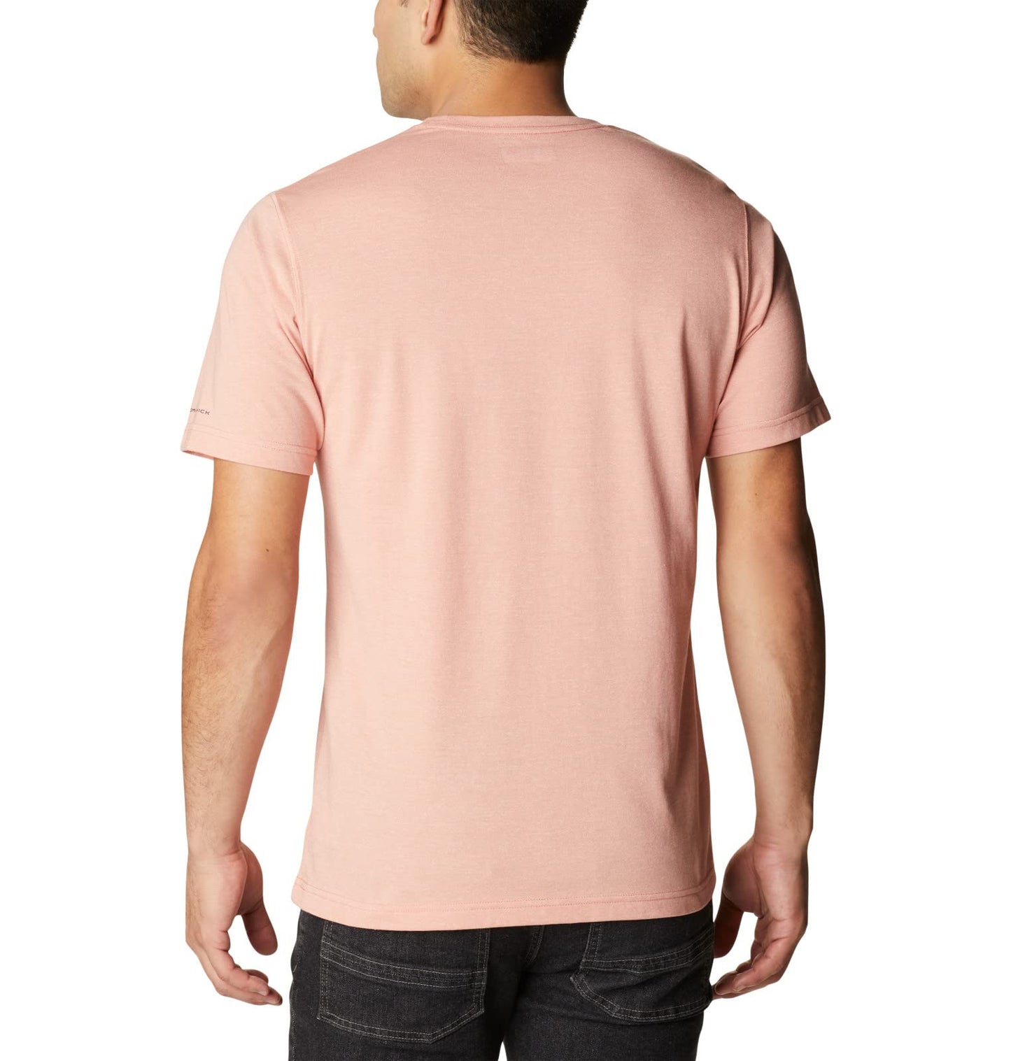 Columbia Men's Thistletown Hills Short Sleeve, Dark Coral Heather, 1X Big