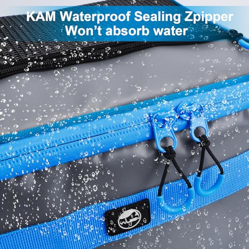 YVLEEN Blue Paddle Board Cooler Bag Waterproof SUP Cooler with Mesh Pocket