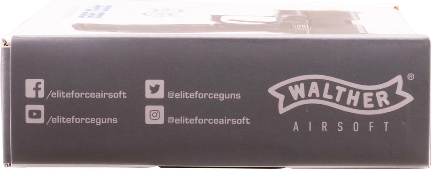 Umarex Elite Force Walther PPQ GBB Blowback Airsoft Pistol - 6mm BB, Realistic Action