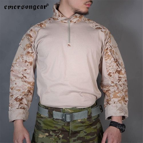 EMERSONGEAR Men's Tactical Shirt - Gen3 Quick Dry Long Sleeve Combat BDU Top for Airsoft & Paintball