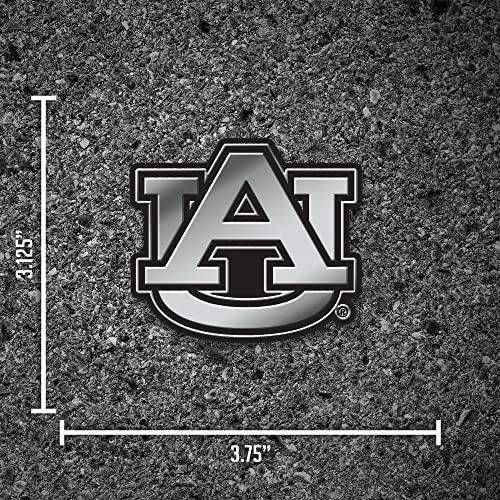 Auburn Tigers Chrome Auto Emblem - 5-Inch 3D Sticker
